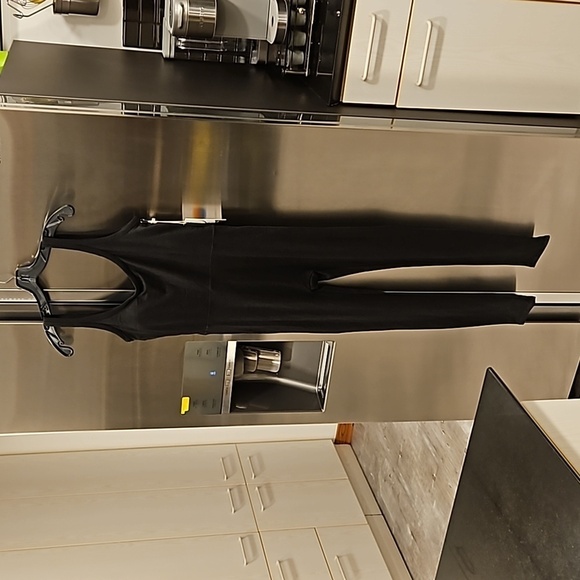 💕VUORI💕 Halo Essential Jumpsuit ~ Black Heather Large L NWT - Picture 8 of 16